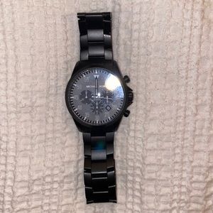 💯 MK Matte Black Watch